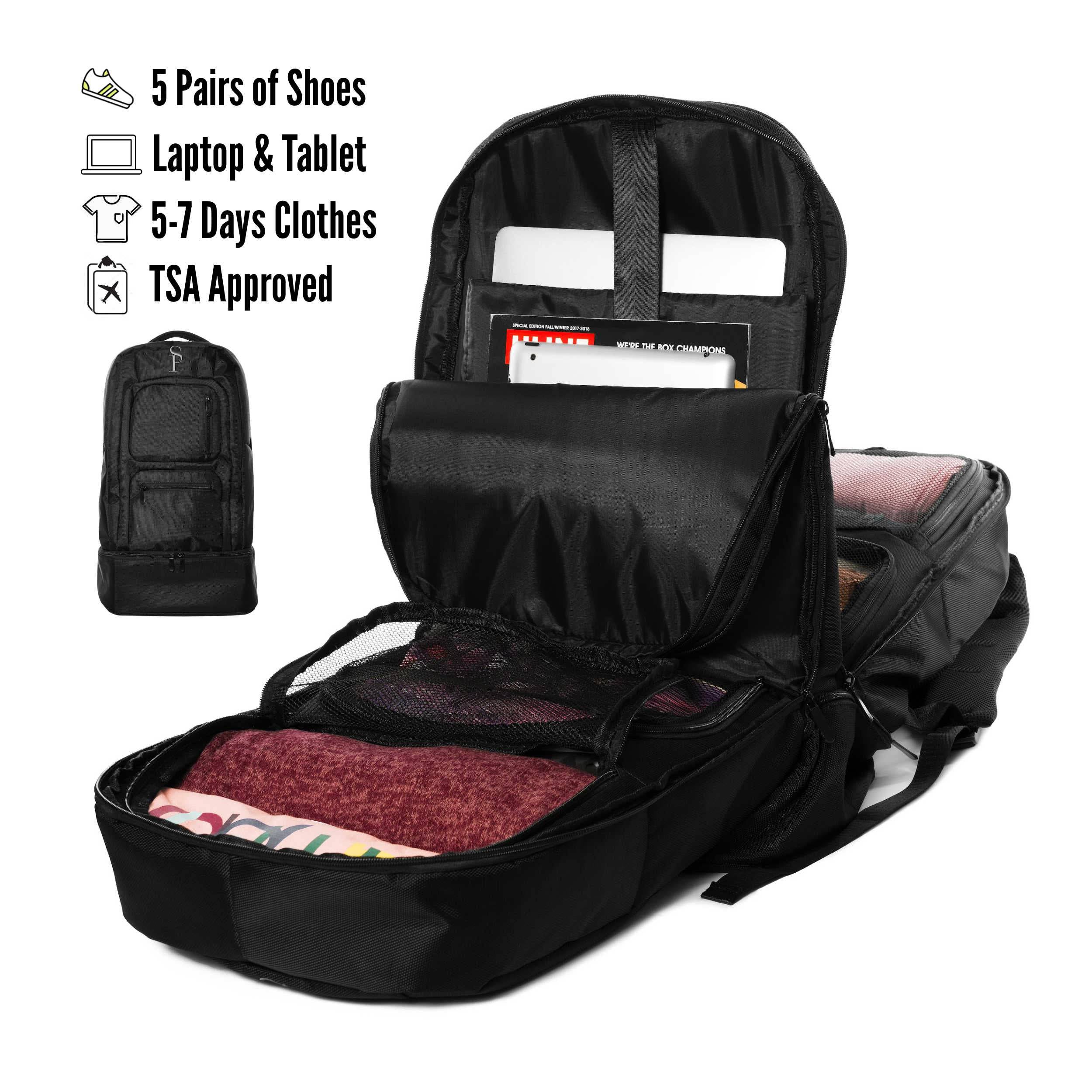 Sole Premise Travel Bag For Shoes, Clothes, Laptop And Camera